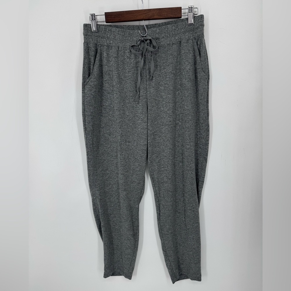 Fabletics Women's Sweatpant Athletic Athleisure Stretch Grey Joggers Size Large
